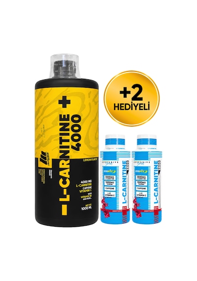 Mustang Nutrition L-carnitine 4000 Mg 1000 Ml 33 Servis Limon + 2 X L-karnitin Shot Hediyeli