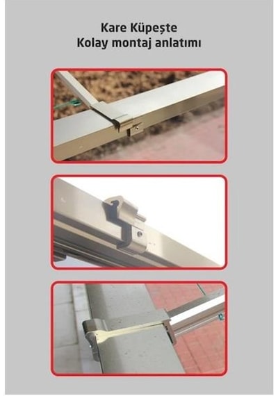 Balkon Çamaşır Kurutma Askısı Dikdörtgen Küpeşte 60X25 Bronz