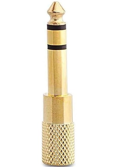 6.5 Mm To 3.5 Mm Çevirici Dönüştürücü Piyano Gitar Bağlama Amfi Ses Sistemi Uyumlu Jack Adaptör