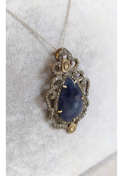 Safir Elmas Kolye 287