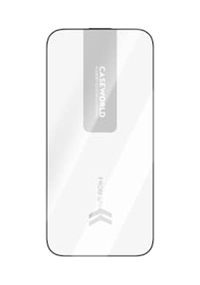 Apple Uyumlu iPhone 16 Pro İle Uyumlu Caseworld Ultra-thin Serisi Tmq 0.15mm Hd 3d Cam Ekran Koruyucu Uygulamalı Şeffaf