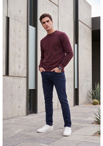 Buratti Pamuklu Normal Kalıp Normal Bel Jeans Erkek Kot Pantolon 2213f08parma Koyu Lacivert