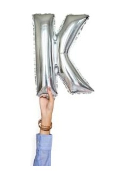 K Harfi Folyo Balon 17 Inç