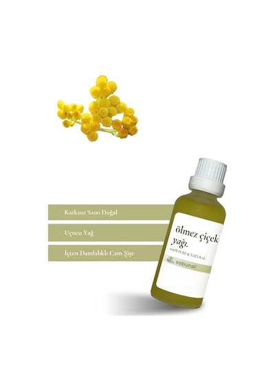 Sabunal Ölmez Çiçek Yağı 50 ML - Doğal Cilt Bakım Yağı