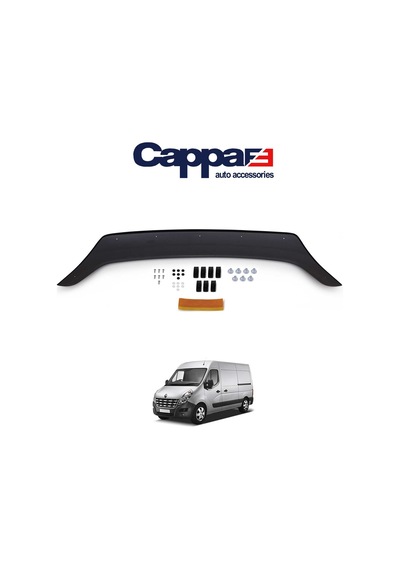 Cappafe Renault Master Ön Kaput Koruma Rüzgarlık 4Mm Abs 10-14