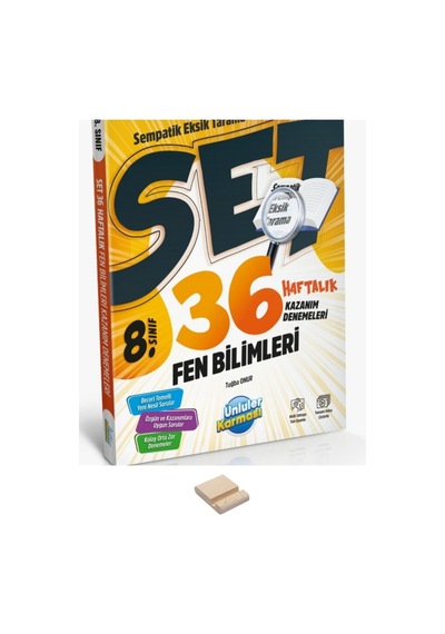 Lgs 8. Sınıf Fen Bilimleri 36 Haftalık Denemeler Ve Telefon Standı