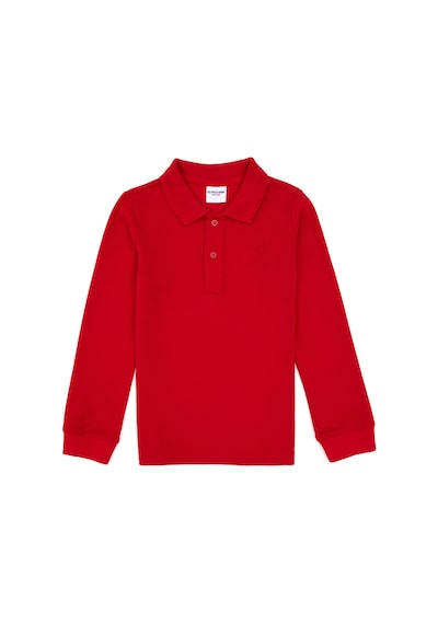 U.S. Polo Assn. Erkek Çocuk Kırmızı Basic Polo Yaka Sweatshirt 50307821-VR030