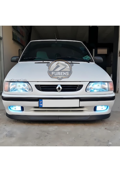 Renault 9-11 Broadway Uyumlu H Lip Esnek Ön Lip 2 Parça Karlık Ön Ek Tampon Altı Dill