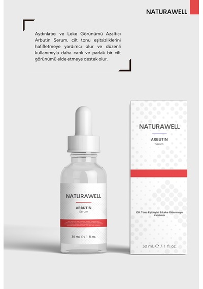 Naturawell Arbutin %2 Hyaluronic Acid Serumu 30 ML Naturawell Arbutin %2 Hyaluronic Acid Serumu 30 ML