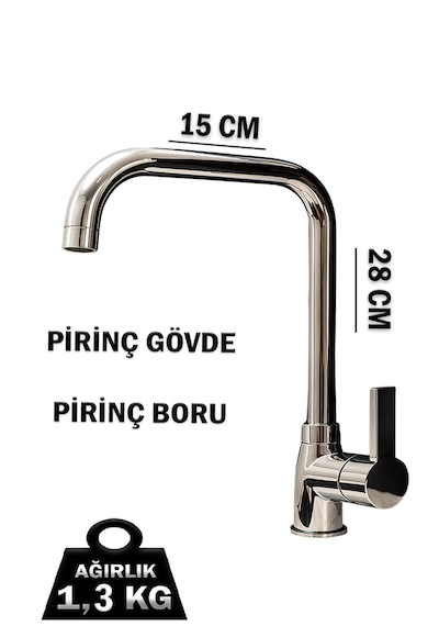 3 Lü Lüks Batarya Duş Takımı Geniş Şampuanlıklı Sürgülü Duş Banyo Lavabo Muslukları Krom Renk Krom