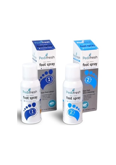 Pedifresh Voetspray Ayak Bakımı 2 Ayak Kokusuna Son Sprey 75 ML + Ayak Bakımı 2 50 ML