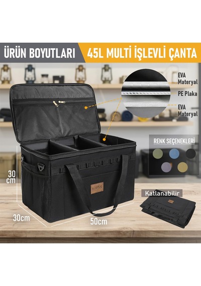 Haegs Araba Bagaj Organizer Çanta, Çok Amaçlı Termal Çanta, Araç