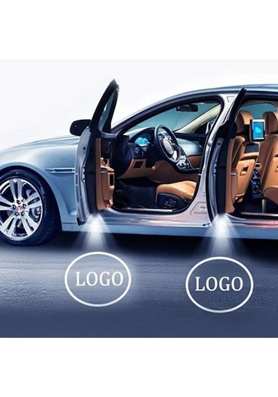 Bmw F36 2014 2020 Uyumlu Kapı Altı Led Aydınlatma Araca Özel 3 Boyutlu Logo Lazer Işık 2li Set
