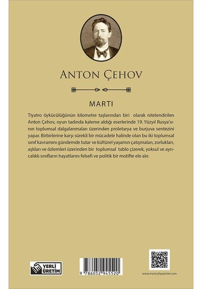 Martı - Anton Çehov - Maviçatı (dünya Klasikleri)