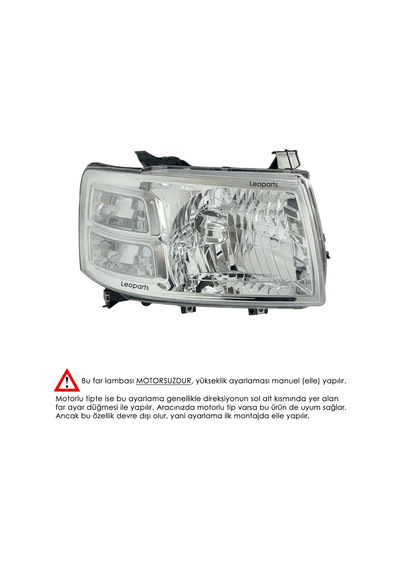 Leoparts Ford Ranger Far Lambası Sağ Motorsuz 2007-2009 Ur87-51-0k0d