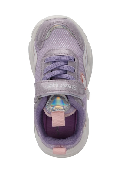 Slazenger KLARION Çocuk Cırt  Cırt lı Mor - Pembe Günlük Spor Ayakkabısı