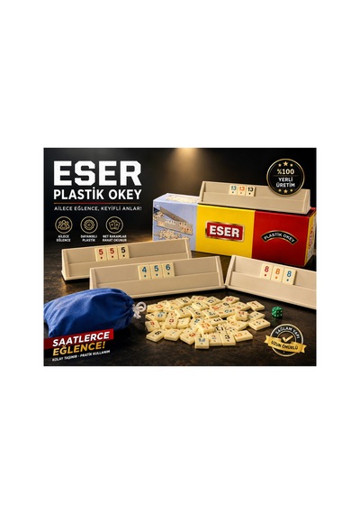 Plastik Okey Takımı Büyük 1006