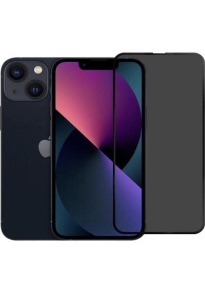 Apple  Uyumlu  iPhone 13 Pro Hayalet Privacy Görünmez Tam Kaplayan Kırılmaz Cam Ekran Koruyucu