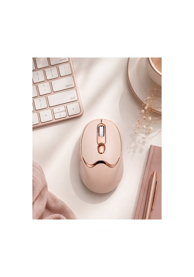 Bluetooth Ve 2.4g Destekli Sessiz Kablosuz Mouse Şarjlı Tasarım - Stepco8873-4388 Renkli Diğer