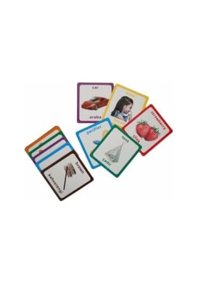 Minik Bebeğimin Ilk 50 Sözcük Kartları Ve Ilk 50 Meyve Sebze Kartları Kart Set 2'li Set Anaokulu Ve Kreş Seviyesi