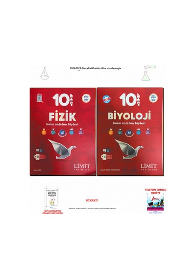 Limit 10. Sınıf Fizik Ve Biyoloji Konu Anlatım 2 Kitap Seti