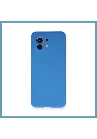 Bezos Mi 11 Uyumlu Kılıf Nano İçi Kadife Silikon - Mavi Mbt06