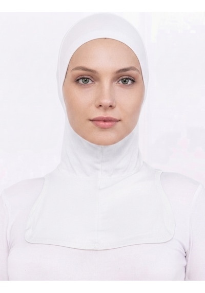 Alivascarf Ninja Bone Boyunluklu Likralı Sporcu Bonesi Kadın Pratik Tesettür Hijab Başörtü Beyaz Alivascarf Ninja Bone Boyunluklu Likralı Sporcu Bonesi Kadın Pratik Tesettür Hijab Başörtü Beyaz