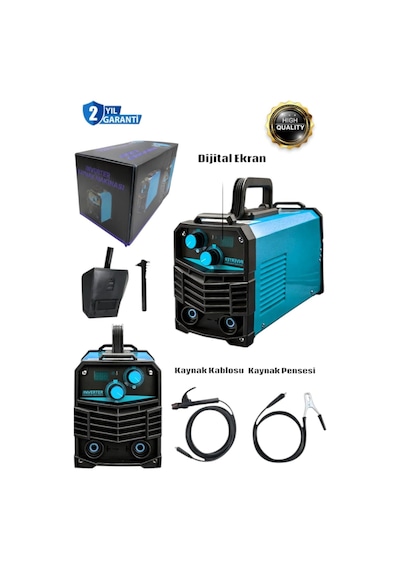 Pro Alman 200 Amper Çift Kartlı Hava Soğutmalı Invertec Compact Kaynak Makinesi, Elektrikli El