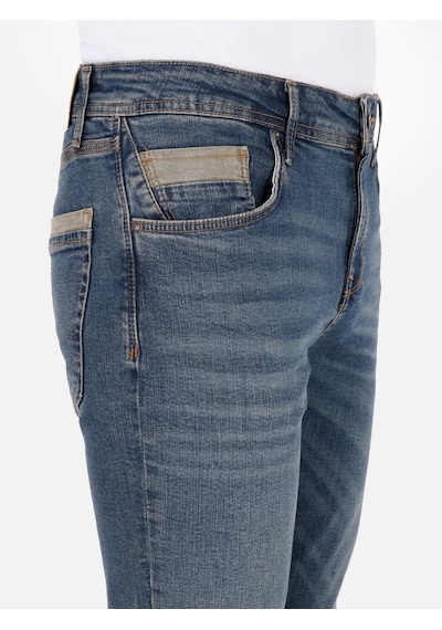 Colin's Colins 044 Karl Normal Kesim Düşük Bel Düz Paça Mavi Erkek Pantolon Cl1070544 Denim