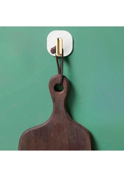 2li Yapışkanlı Retro Askılık Dolap Kapak Kulpu Beyaz 5324 1461851