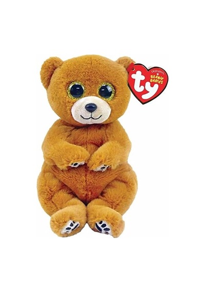 Ty Beanie Bellies Oturan Kahverengi Peluş Ayı Duncan 15 Cm
