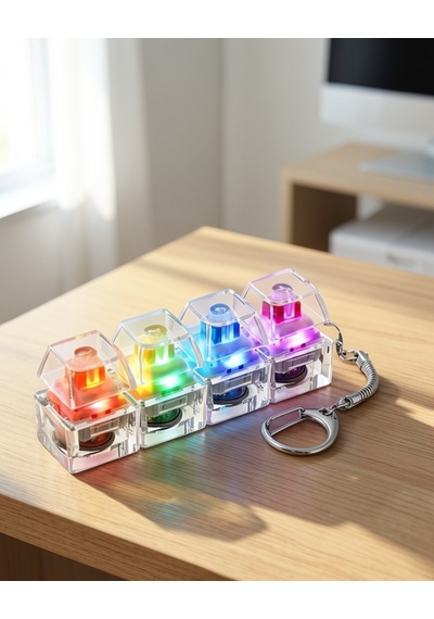 Işıklı Anahtarlık - Blue Switch Uczzzklavyeanahtarlık-6