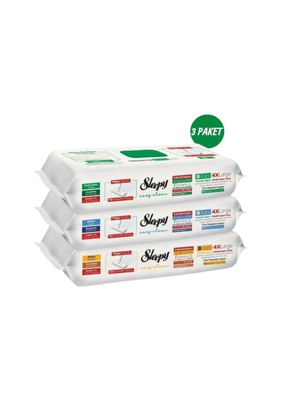 Easy Clean Mopa Uyumlu Yer Temizlik Havlusu&mendili Karma Paket 3x50 150 Yaprak Diğer