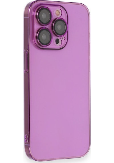 Apple iPhone  Uyumlu,  13 Pro Kılıf Armada Lensli Kapak - Mor