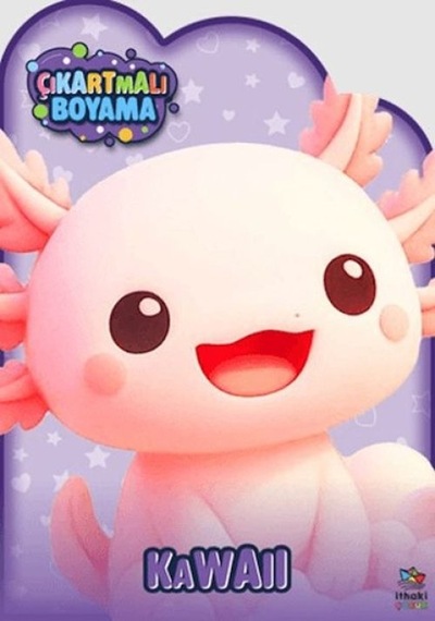 Kawaii Zamanı - Çıkartmalı Boyama Kitabı - Rxlu-730446