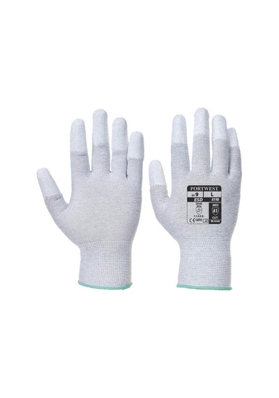 A198 - Antistatik Parmak Ucu Pu Eldiven