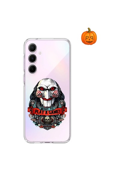 Dali Design Samsung Galaxy A55 Uyumlu Şeffaf Kılıf Horror 7 Tasarımlı