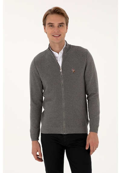 U.s. Polo Assn. Erkek Gri Melanj Hırka Triko 50307800-vr086 Gri Melanj U.s. Polo Assn. Erkek Gri Melanj Hırka Triko 50307800-vr086 Gri Melanj