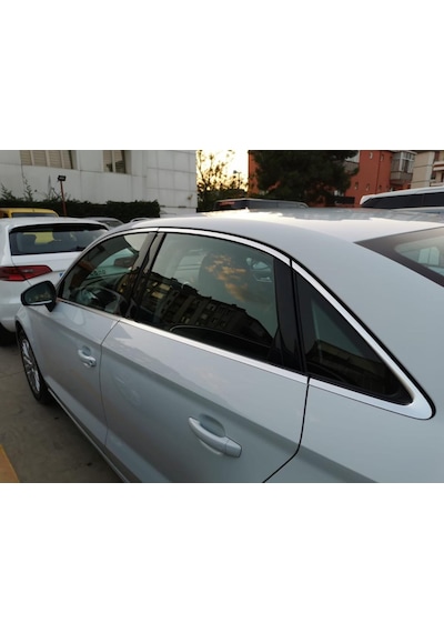 Audi A3 Krom Cam Çerçevesi Sedan 2013-2019   10Prç