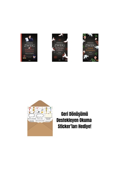 Rotterdamlı Erasmus Un Zaferi Ve Trajedisi + Bir Yüreğin Çöküşü + Amok Koşucusu + Okuma Sticker'ları
