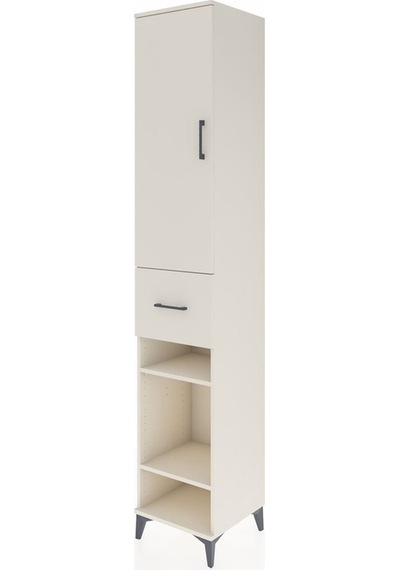 Hyperion Dolap 6 Raflı Tek Çekmeceli Tek Kapaklı 44x44x243 Aytaşı-aytaşı Aytası