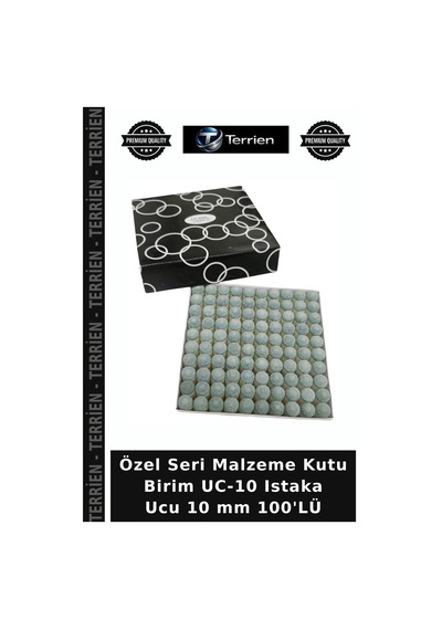 Özel Seri Malzeme Kutu Birim Uc-10 Istaka Ucu 10 Mm 100'lü
