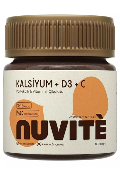 Nuvite C Vitaminli Çikolata Aromalı 300 Gr