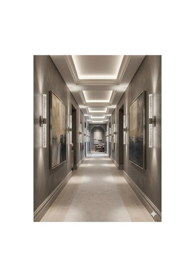 Bubblelight Large 51 Cm Modern Tasarım Led Aplik - Duvar Lambası - Gümüş - Pilli - Beyaz Led Gümüş Pilli