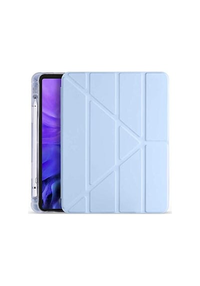 Apple iPad Uyumlu 7. 10.2 İle Uyumlu Kılıf Kalem Bölmeli Trifolding Case A2197 A2198 A2200 Mavi Sku: Zeusb0dxq5z7ms Arka Kapak