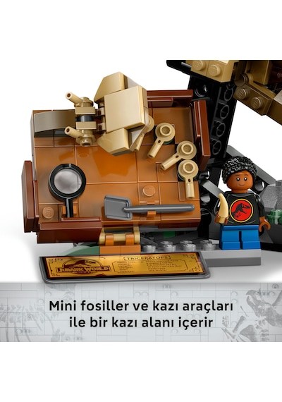 LEGO® Jurassic World Dinozor Fosilleri: Triceratops Kafatası 76969 -9 Yaş ve Üzeri Çocuklar için Yaratıcı Oyuncak Dinozor Yapım Seti(468P)
