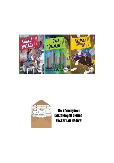 Göknil Özkök Sanat Serisi 3 Kitap Set + Okuma Sticker'ları