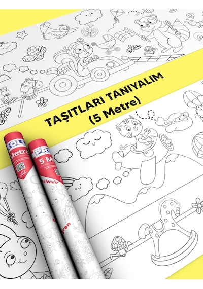 Taşıtlar Boyama Kağıdı