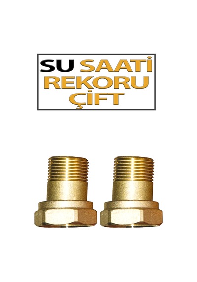 Su Sayacı Rekoru Su Saati Rekoru 2 Adet
