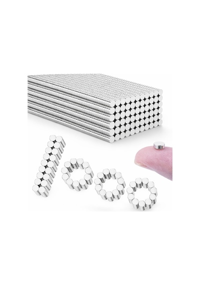 10 Adet - 10x2mm Neodyum Mıknatıs Neodim Magnet Yuvarlak
